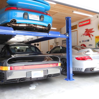 Luxury Garage with Car Lift and Porsche Collection - Dean from Los Gatos, CA