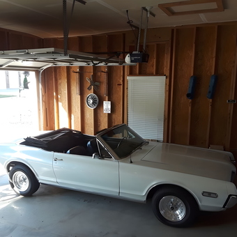 Classic White Convertible and Garage Decor - Brett from Arnold, MO