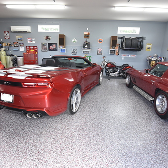 Classic Cars, Motorcycles, and Wall Decor in Garage - Bob from Millsboro, DE