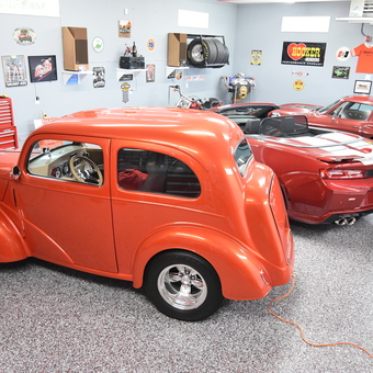 Classic Cars and Garage Decor with Tool Chest - Bob from Millsboro, DE