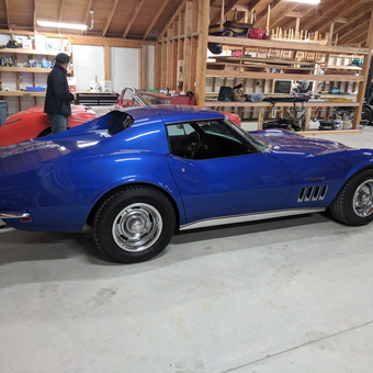 Classic Blue Corvette Stingray in Spacious Garage - Walt from Petaluma, CA