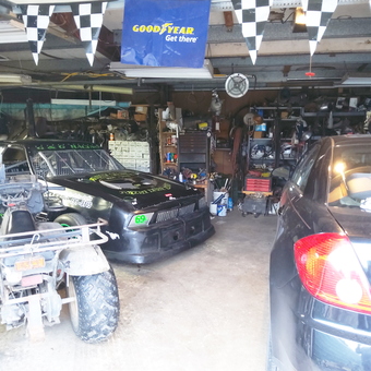 Race Car Garage with Tools and Storage - Mike from Spring Run, PA