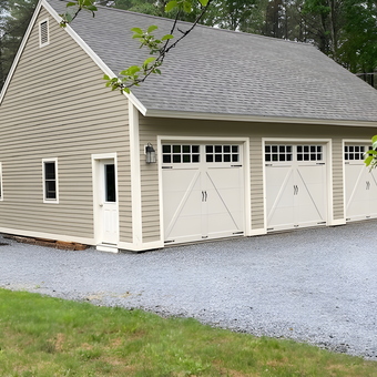 Three Car Garage with Barn-Style Doors - Bob from Hancock, NH
