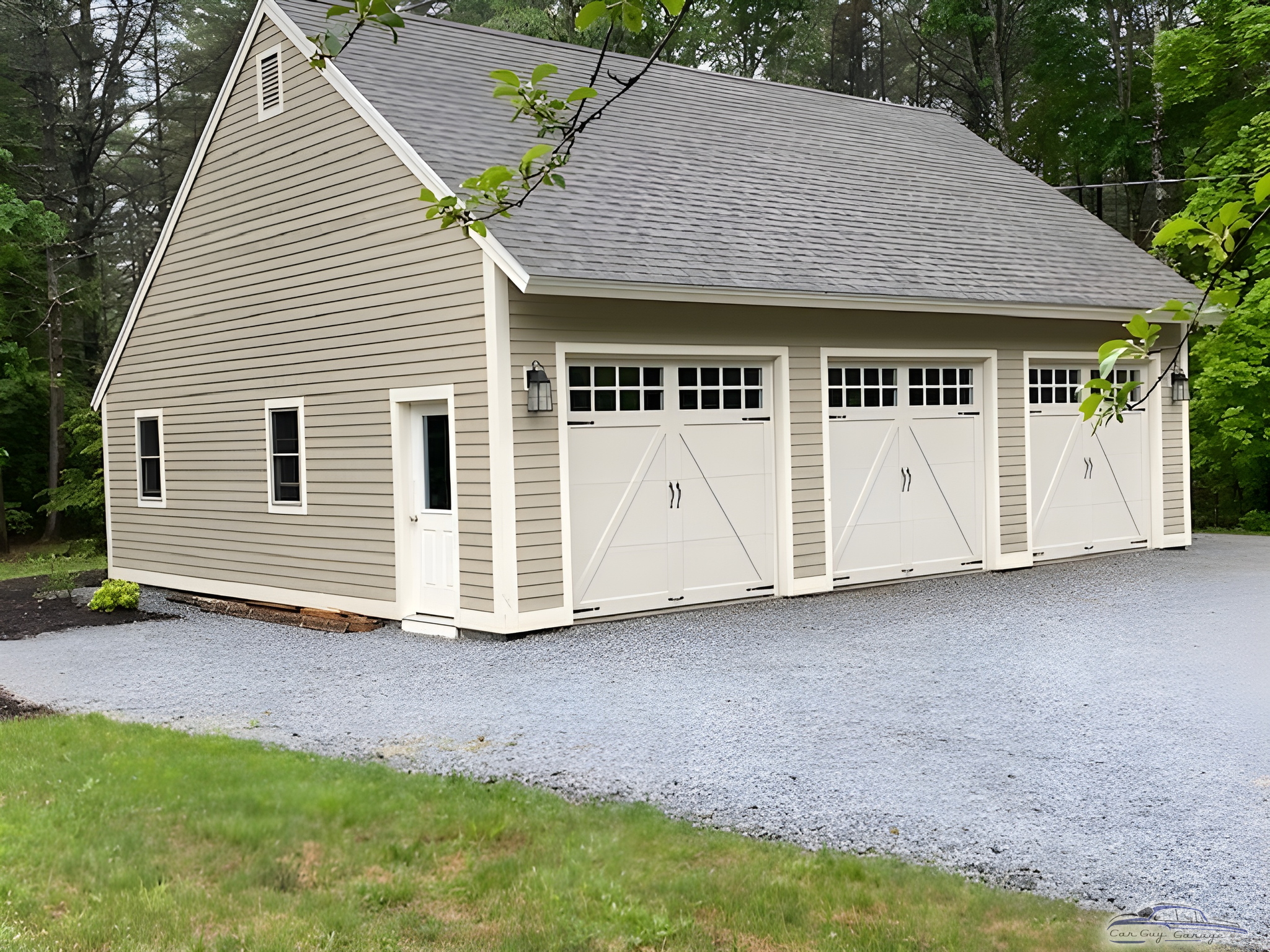 Three Car Garage with Barn-Style Doors - Bob from Hancock, NH