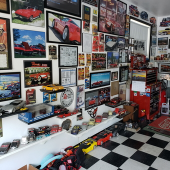 Corvette Wall Art, Diecast Cars, Garage Decor Display - Dumb--- from Bremerton, WA