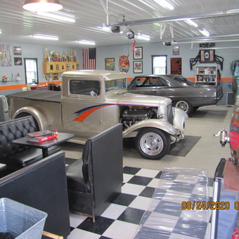 Classic Cars, Retro Decor, and Garage Seating - Fred from Newport, PA