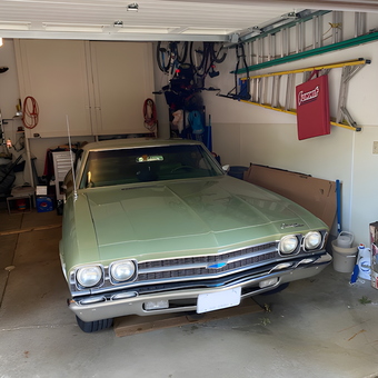 Classic Car Garage with Ceiling Storage and Tools - Michael from Hudson, OH