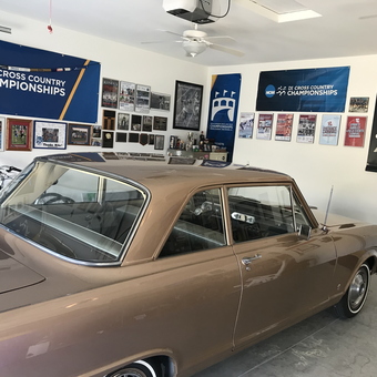 Classic Car and Sports Decor in Organized Garage - Mike from Tiffin, IA