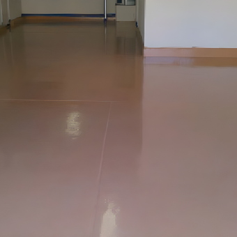 Glossy Epoxy Garage Floor Coating Installation - Aaron from Murrieta, CA