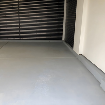 Garage with Slatwall Panels and Epoxy Floor - Tony from Chicago, IL