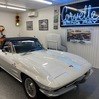 Classic Corvette Garage with Neon Sign and Collectibles - Bob from MD