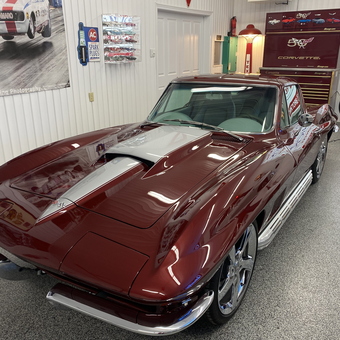 Classic Corvette Garage with Tool Chest and Wall Signs - Bob from MD