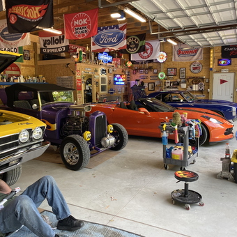 Classic and Modern Cars with Garage Decor - Kurt from Georgetown, PA