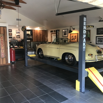 Classic Car on BendPak Lift in Stylish Garage - Steven from Laguna Beach, CA