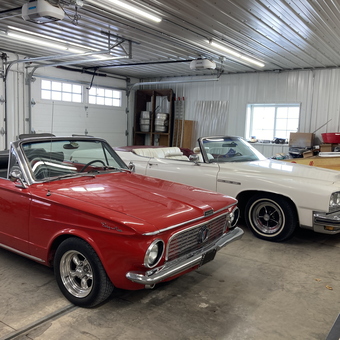 Classic Convertibles in Well-Lit Organized Garage - Jon from Pomeroy, IA
