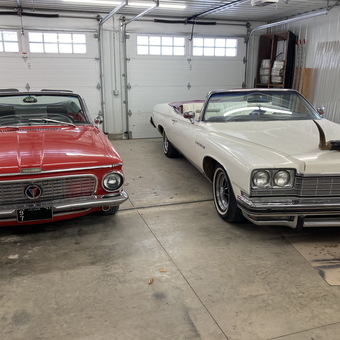 Classic Convertible Cars in Spacious Garage - Jon from Pomeroy, IA
