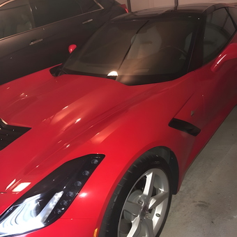Red Sports Car in Clean Garage - JT from Mandeville, LA