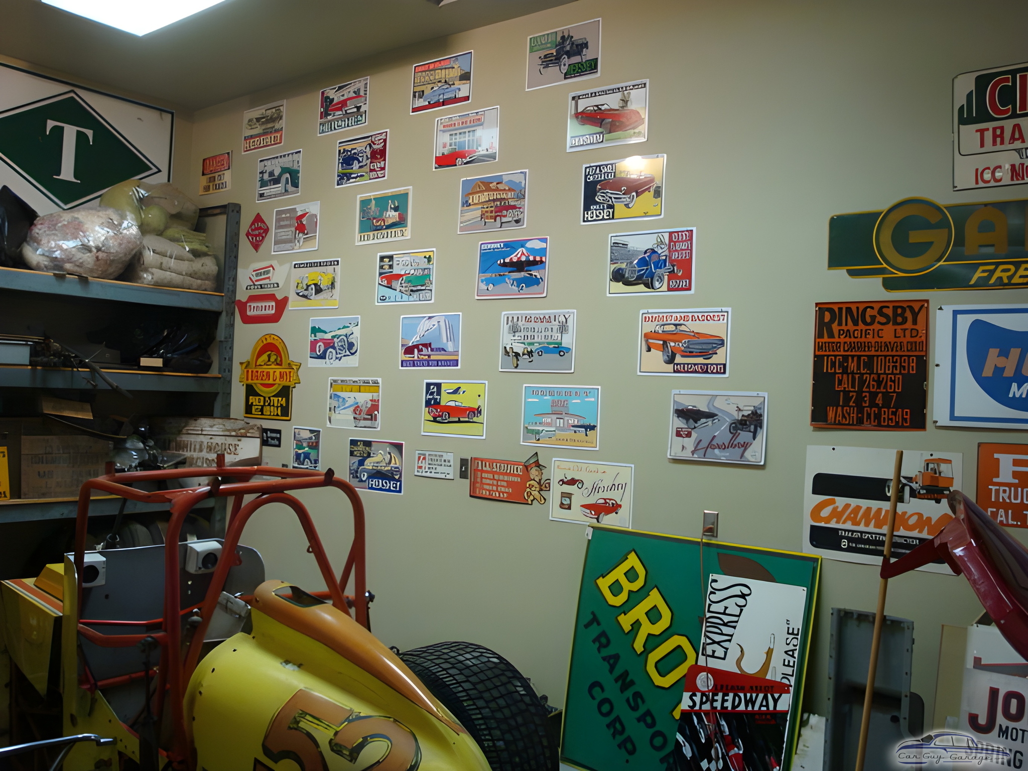 Vintage Race Car Decor and Metal Signs Collection - LEIGH from Costa Mesa, CA