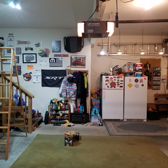 Organized Garage with Tool Storage and Wall Decor - Don from Chester, VA