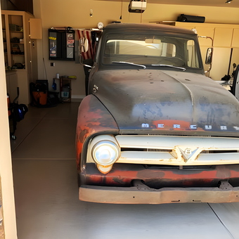 Classic Mercury Truck in Organized Garage - Colvin from Las Vegas, NV