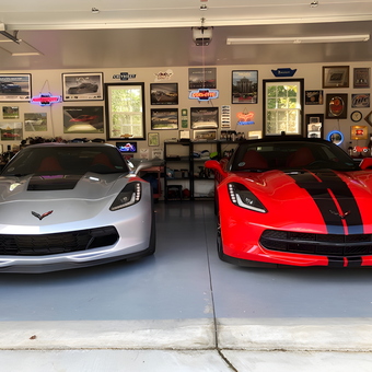 Corvettes and Neon Garage Signs Displayed - Speedy from Salisbury, NC