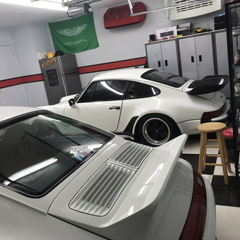 Garage with Classic Cars, Cabinets, and Display Case - Ralph from Miami, FL