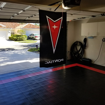 Pontiac Banner, Modular Garage Flooring, Cabinets - JOE from West Palm Beach, FL