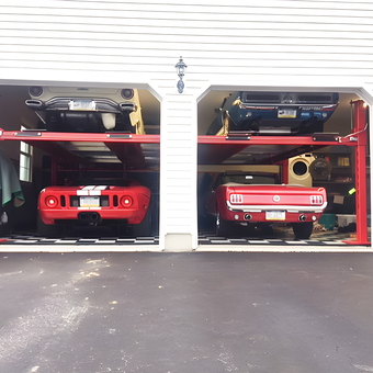 Four Post Car Lifts in Ford Performance Garage from NAZARETH, PA