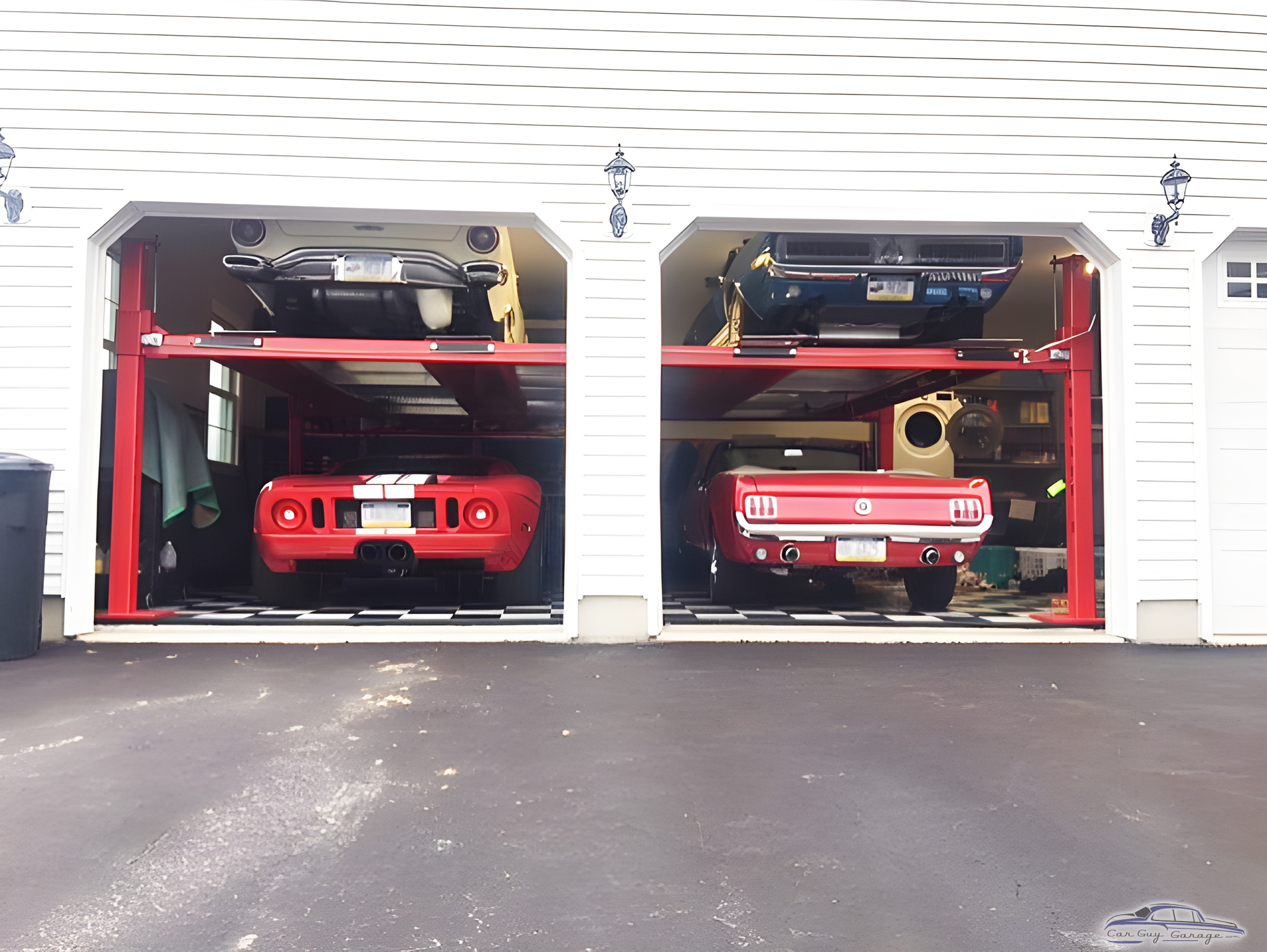 Four Post Car Lifts in Ford Performance Garage from NAZARETH, PA