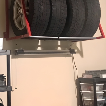 Wall Mounted Tire Storage Rack and Garage Organization - Christopher from Ridgeland, MS