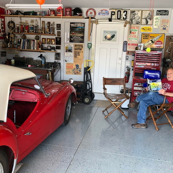 Classic Car, Tool Chests, and Racing Decor Garage - Papa Jack from OK