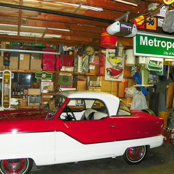 Classic Car Garage with Vintage Signs and Gas Pump - Tony from Anaheim, CA
