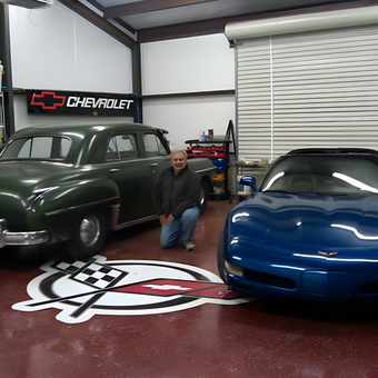 Classic and Modern Chevy Cars with Chevrolet Decor - Royce from Kempner, TX