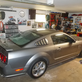 Organized Garage With Workbenches, Storage, and Tools - Larry