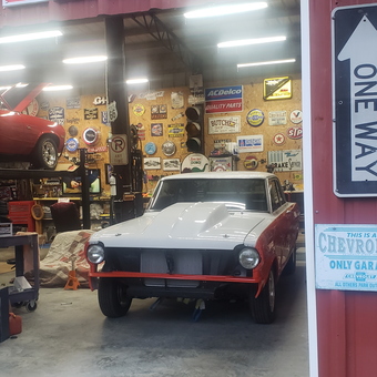 Classic Car Garage with Vintage Signs and Tools - Butch from Dothan, AL