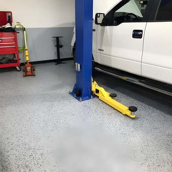 Epoxy Garage Floor, Tool Chest, Car Lift - team15racing