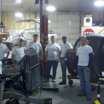 Classic Car Restoration Garage with Tools and Crew - Dennis from Sturgeon Bay, WI