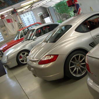 Luxury Sports Cars and Garage Decor Display - Brad from St Louis, MO