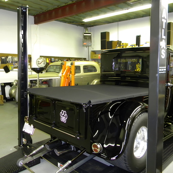 Classic Car Lift with Vintage Vehicles and Tools - Richie from Phillipsburg, NJ