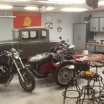Classic Car, Motorcycles, Garage Bar Stools and Cabinets - Jerry from Rolling Meadows, IL