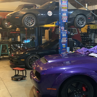 Classic and Modern Cars with Garage Lift - Dusty garage from Madison, OH