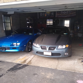Two Classic Cars and Organized Tools in Garage - Mike from Liverpool, NY