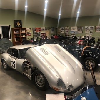 Classic Race Car and Motorcycle Collection Display - Jason from Arroyo Grande, CA