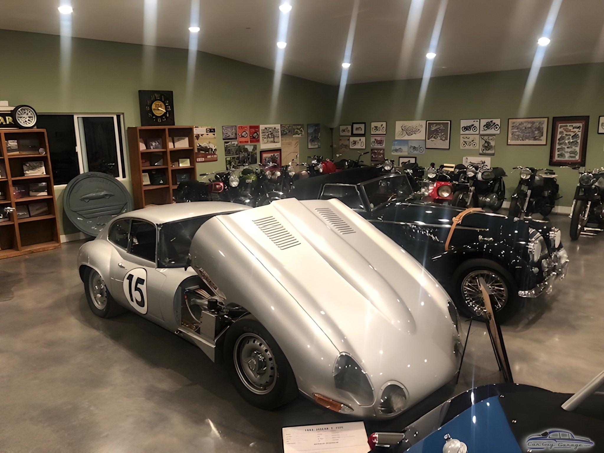 Classic Race Car and Motorcycle Collection Display - Jason from Arroyo Grande, CA
