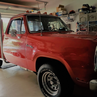Classic Red Pickup Truck and Garage Storage - stinky from Port Orange, FL
