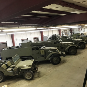 Military Vehicle Collection in Spacious Garage - Kevin from Great Bend, KS