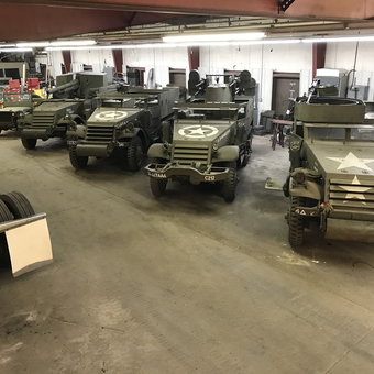 Military Vehicle Collection in Spacious Garage - Kevin from Great Bend, KS