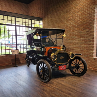 Vintage Ford Model T Displayed in Brick Garage - Jack from Temecula, CA