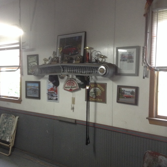 Classic Car Grille Shelf and Wall Decor Display - Tom from East Longmeadow, MA