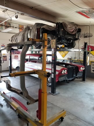 Duane from Lansing, IA showing Car Lifts